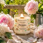 PEONIA świeca sojowa - romantyczny zapach piwonii