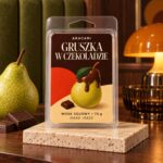 GRUSZKA W CZEKOLADZIE Retro - wosk sojowy zapachowy do kominka