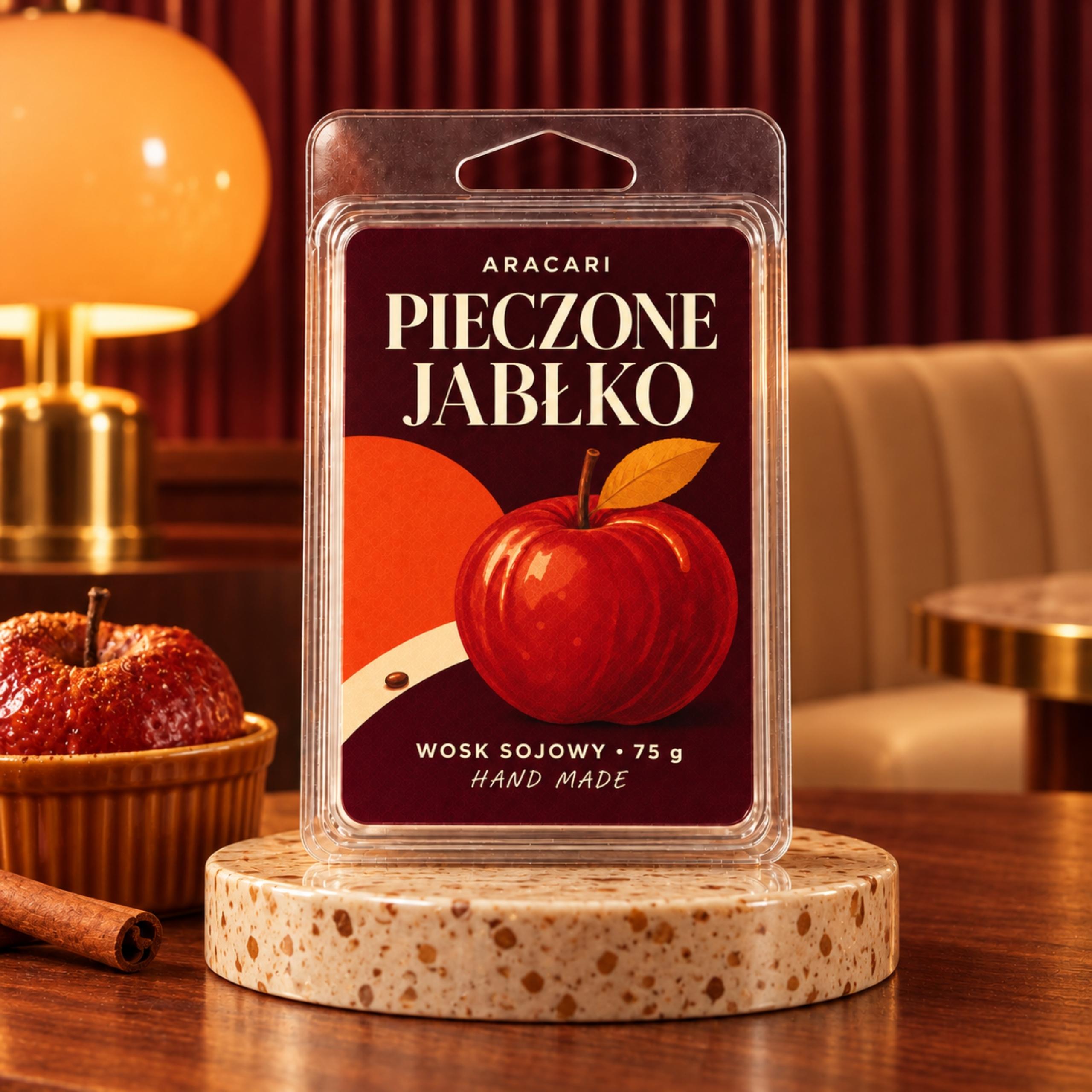 Wosk sojowy Pieczone Jabłko Retro ARACARI 75 g