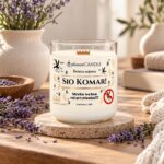 SIO KOMAR! Świeca sojowa na komary o zapachu Lawendy